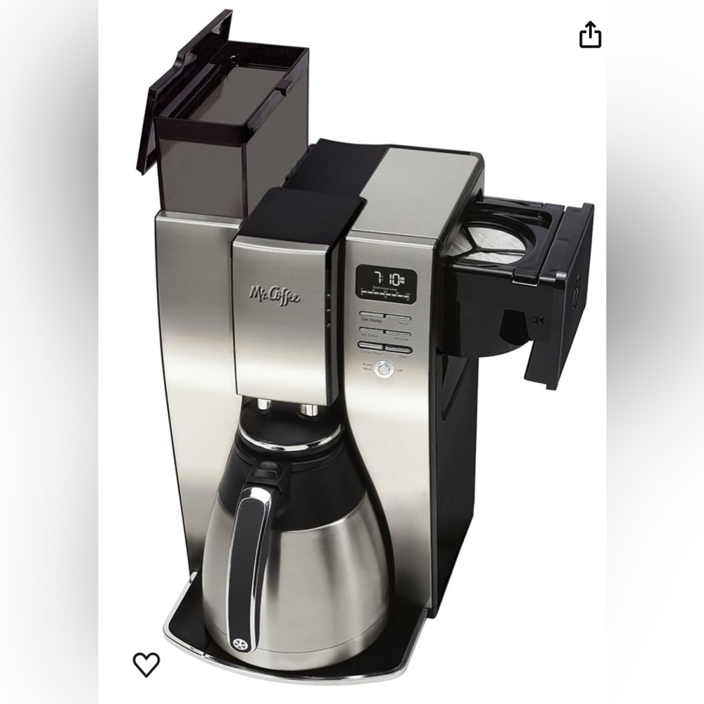 Mr. Coffee BVMC-PSTX95 10-Cup Optimal Brew Thermal Coffee Maker, Stainless Steel